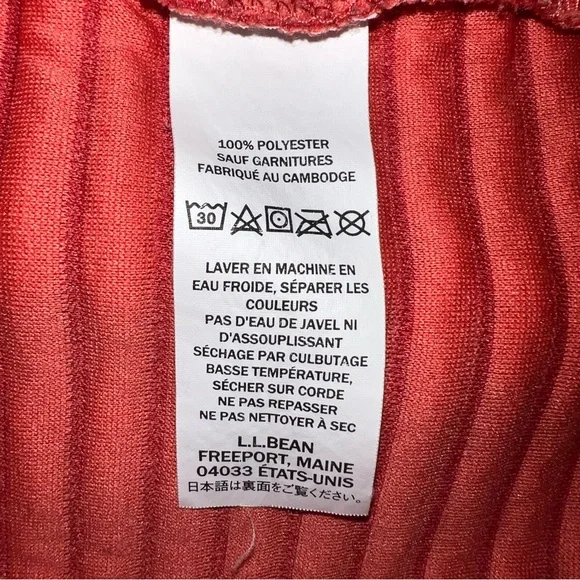 L.L. Bean Women’s AirLight Coral Quilted Snap Pullover – Medium Petite - Picture 9 of 11